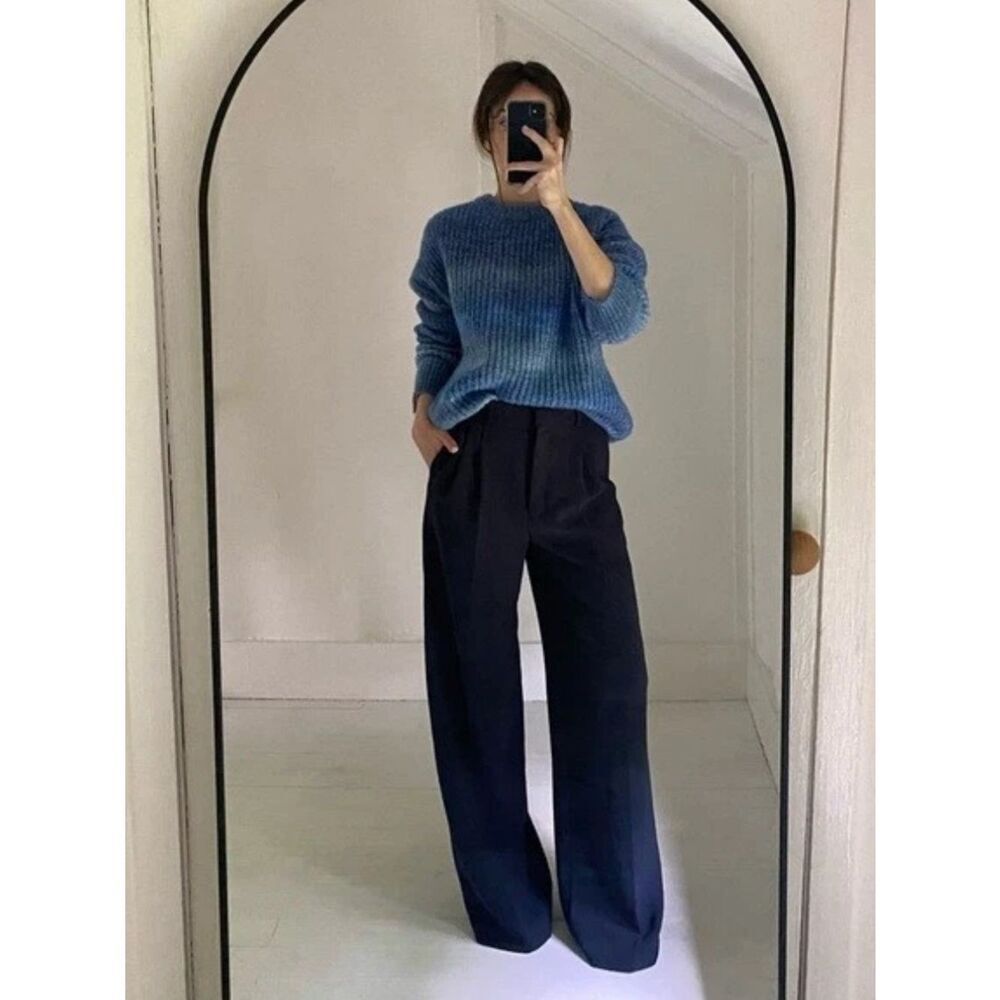RACHEL ZOE Oversized Knit Blue Ombré Sweater!